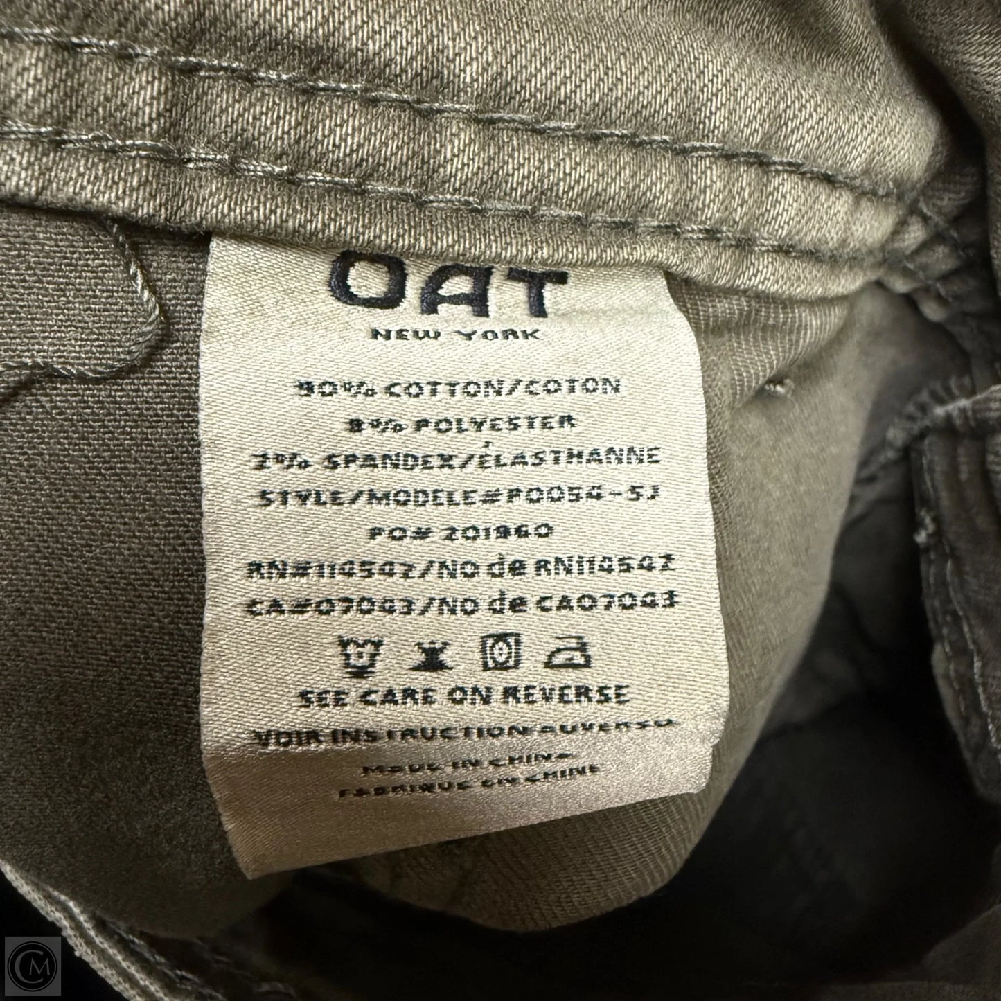 Pants Cargo & Utility By Oat In Green, Size: 4