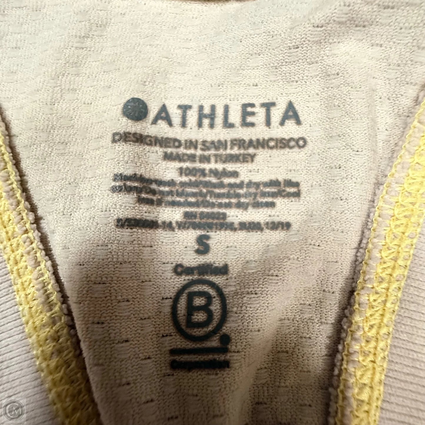 Athletic Tank Top By Athleta In Tan, Size: S