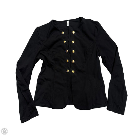 Blazer By Halara In Black & Gold, Size: M