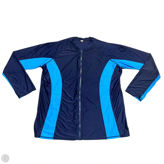 Athletic Jacket In Blue, Size: Xl