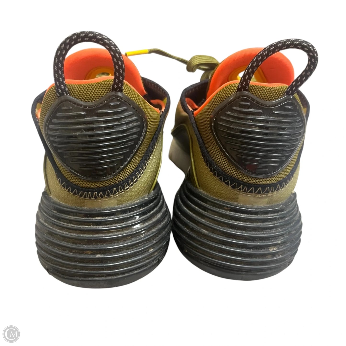 Shoes Athletic By Nike In Green & Orange, Size: 8