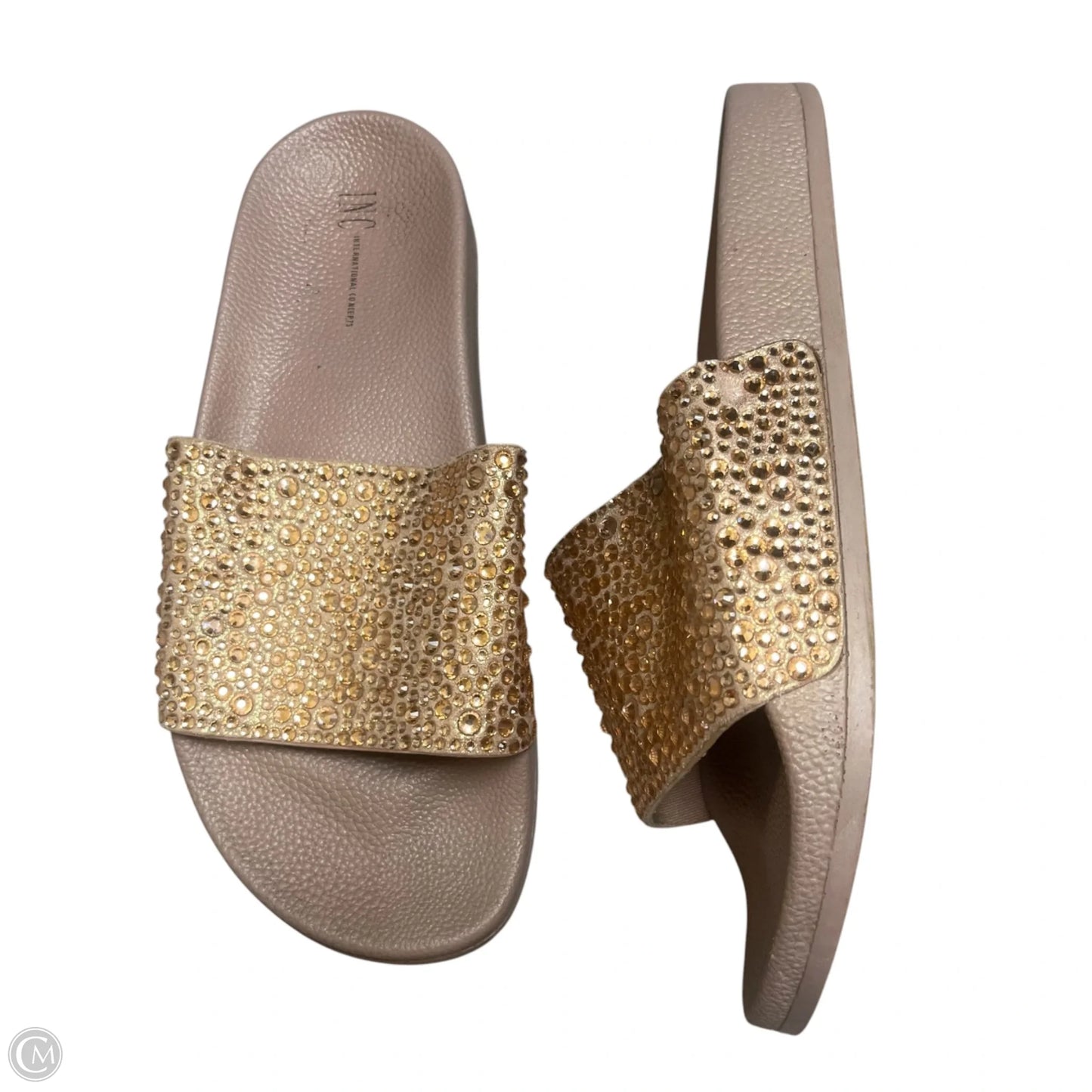 Sandals Flats By Inc In Rose Gold, Size: 8