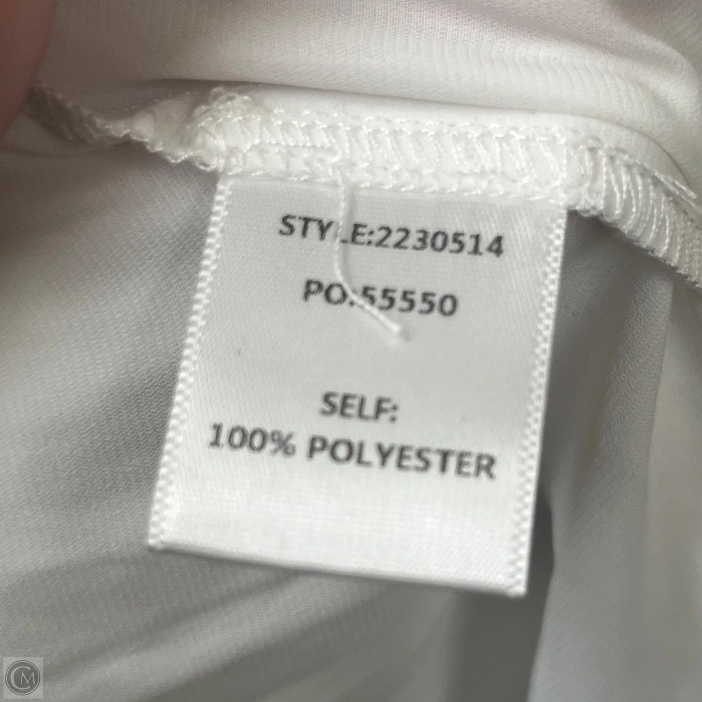 Top Short Sleeve By Current Air In White, Size: Xl