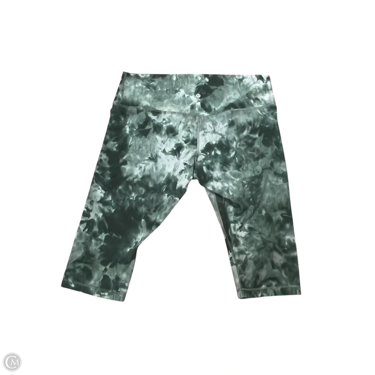 Athletic Leggings Capris By Lululemon In Green, Size: 18