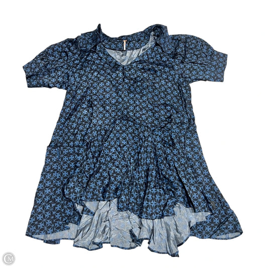 Dress Casual Short By Free People In Black & Blue, Size: Xl