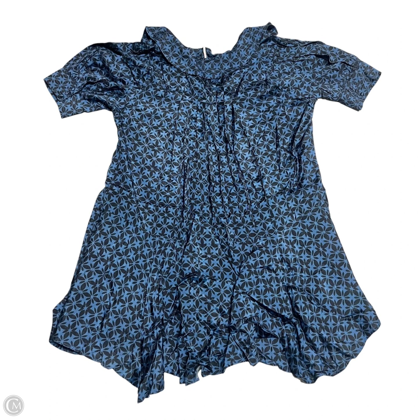 Dress Casual Short By Free People In Black & Blue, Size: Xl