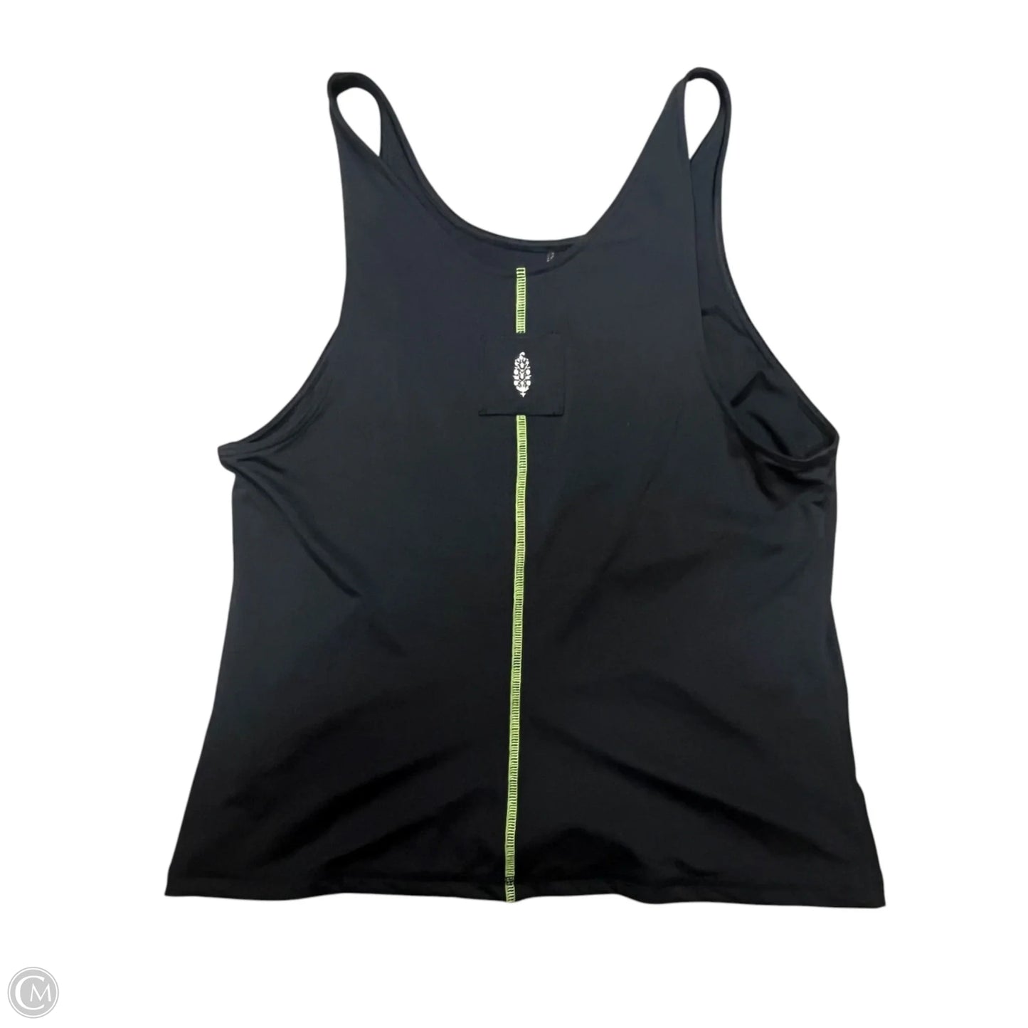 Athletic Tank Top By Free People In Black & Green, Size: Xl