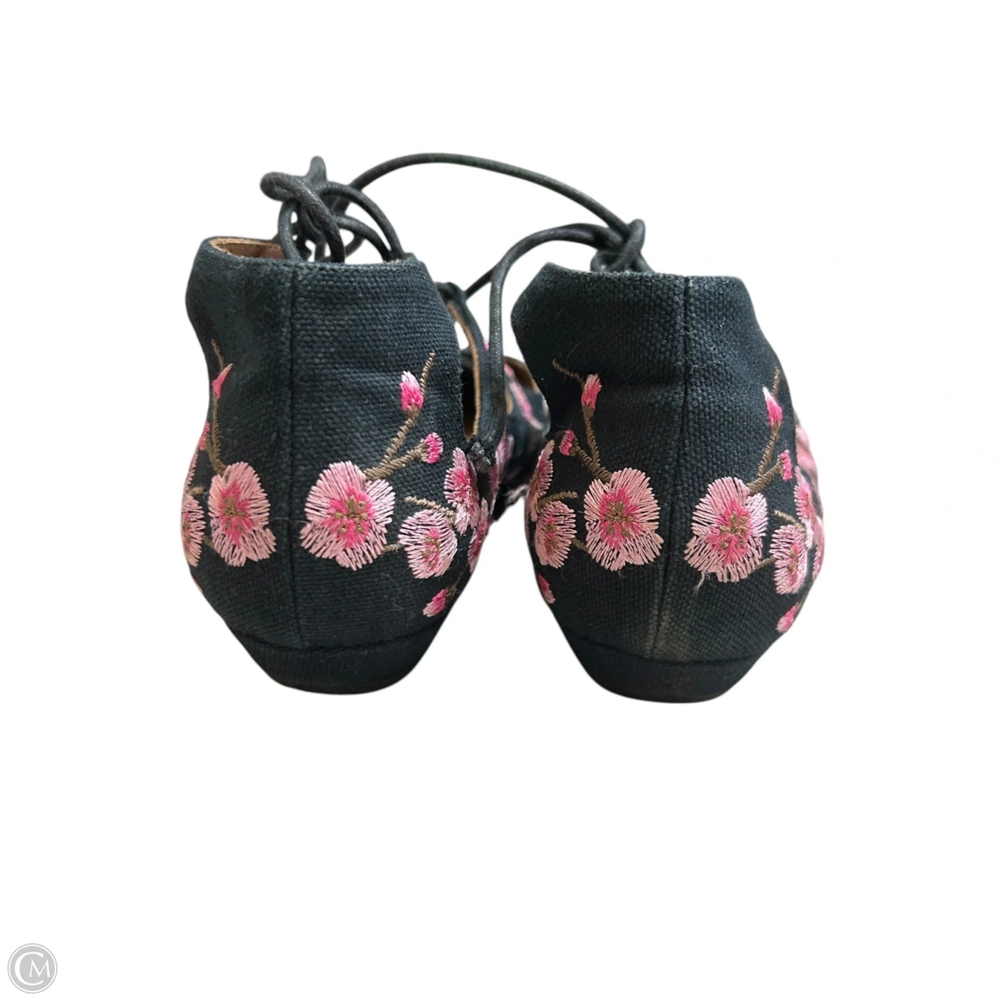 Shoes Flats By Tabitha Simmons In Black & Pink, Size: 5.5