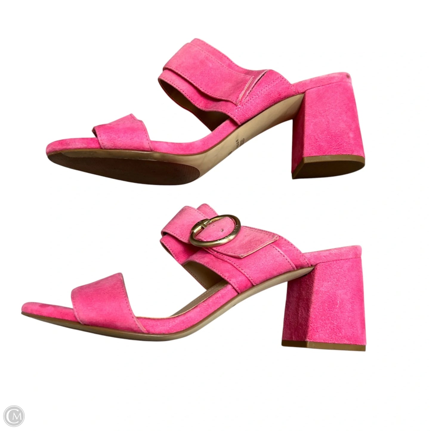 Sandals Heels Block By Cole-haan In Pink, Size: 8