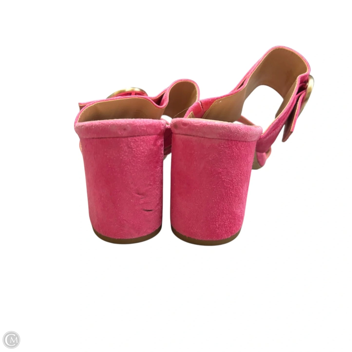 Sandals Heels Block By Cole-haan In Pink, Size: 8