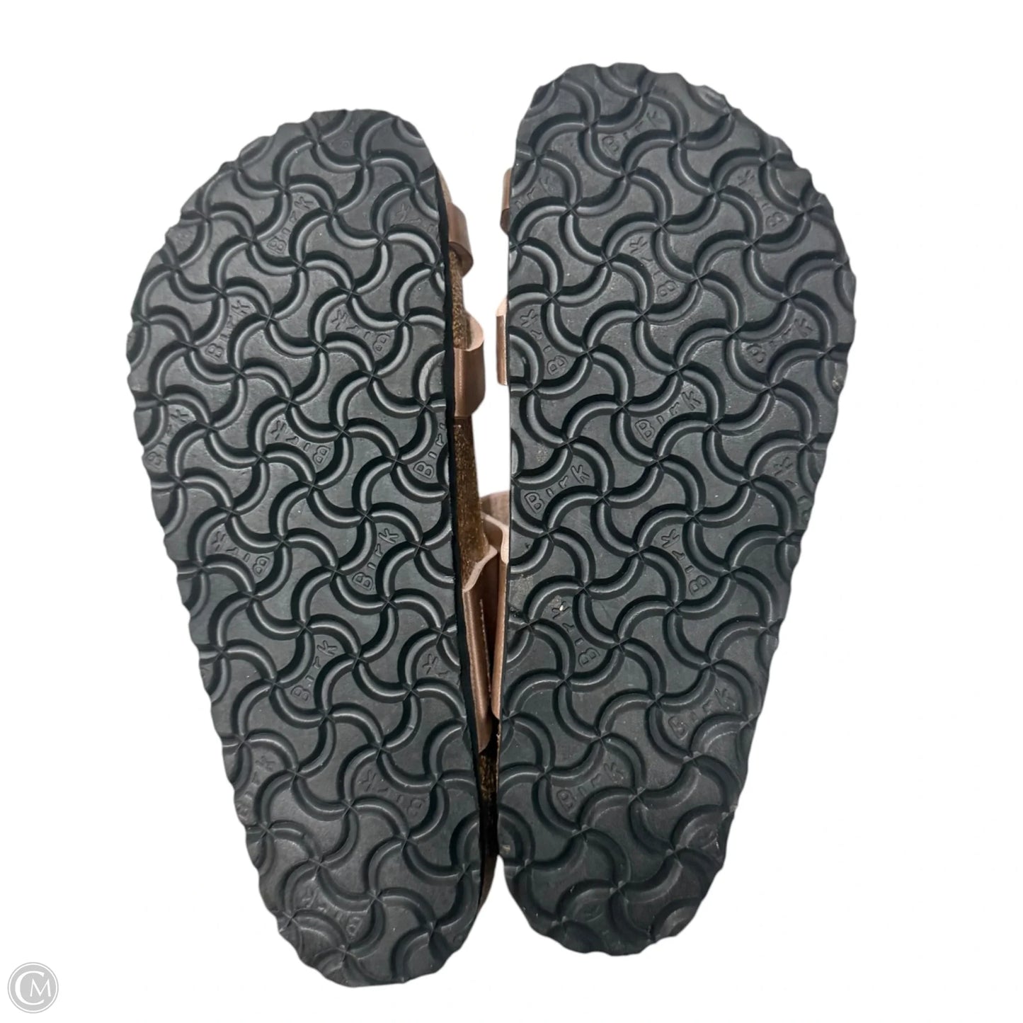 Sandals Flats By Birkenstock In Cream, Size: 7
