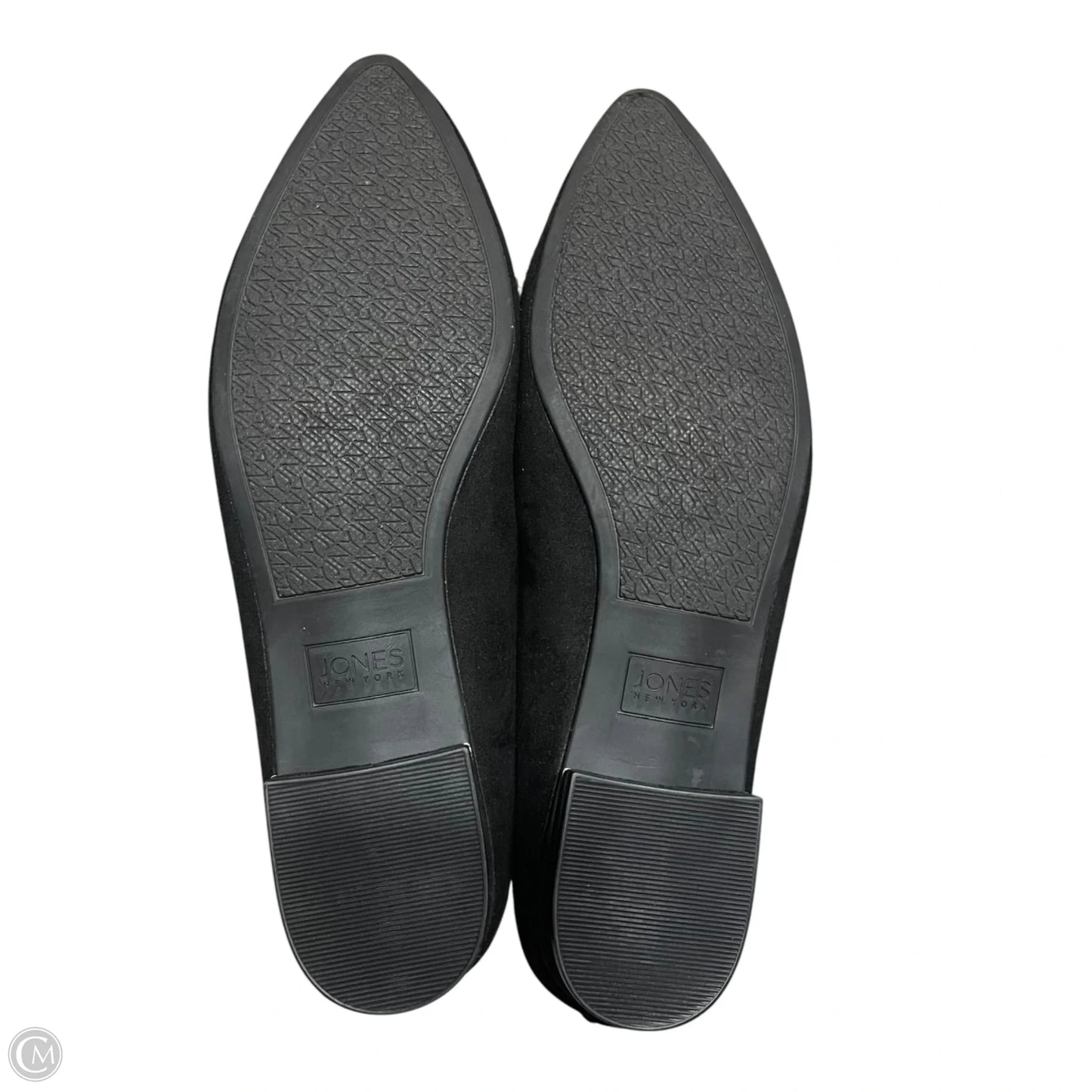 Shoes Flats By Jones New York In Black & Silver, Size: 9