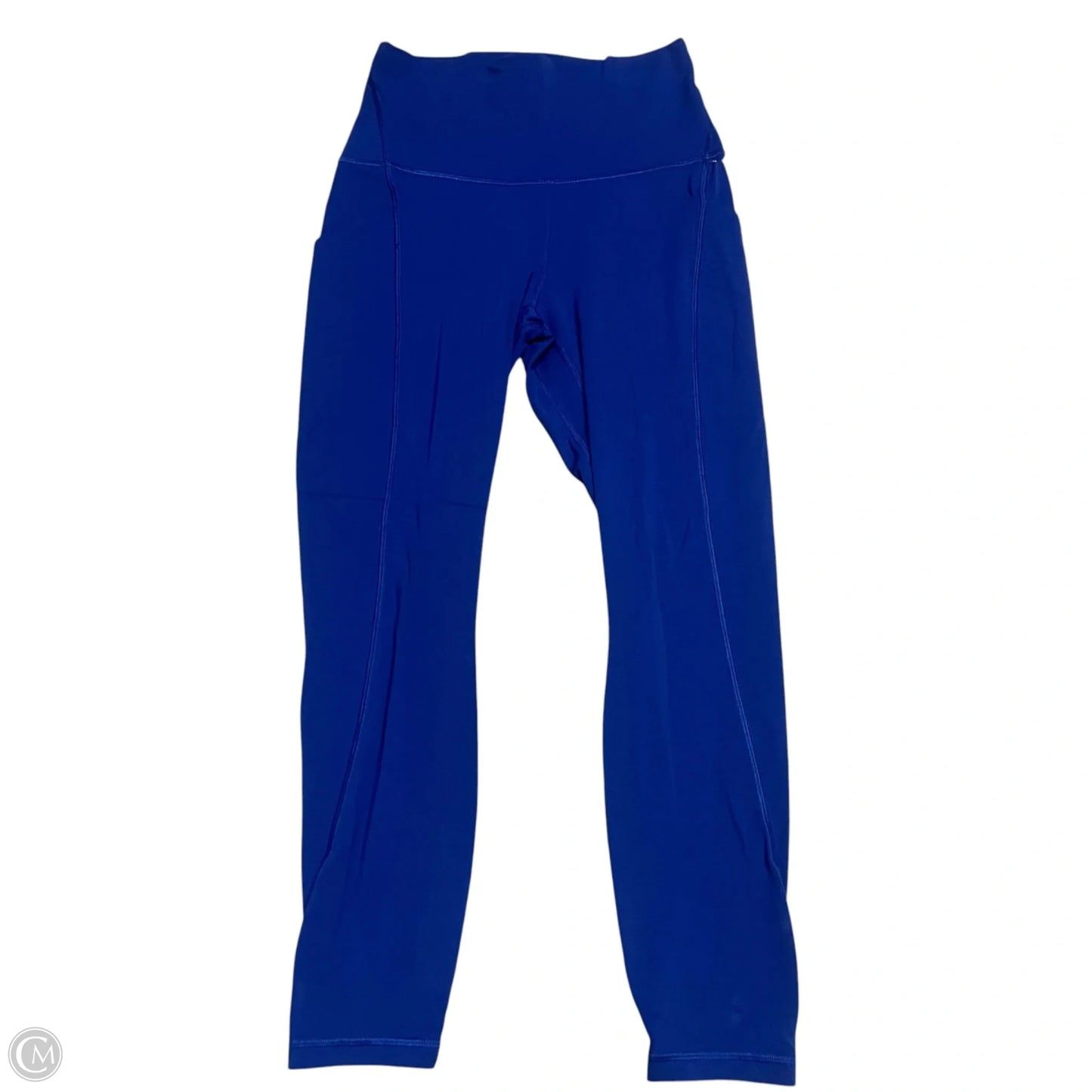 Athletic Leggings By Lululemon In Blue, Size: 6