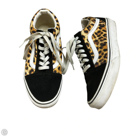 Shoes Sneakers By Vans In Animal Print, Size: 7.5