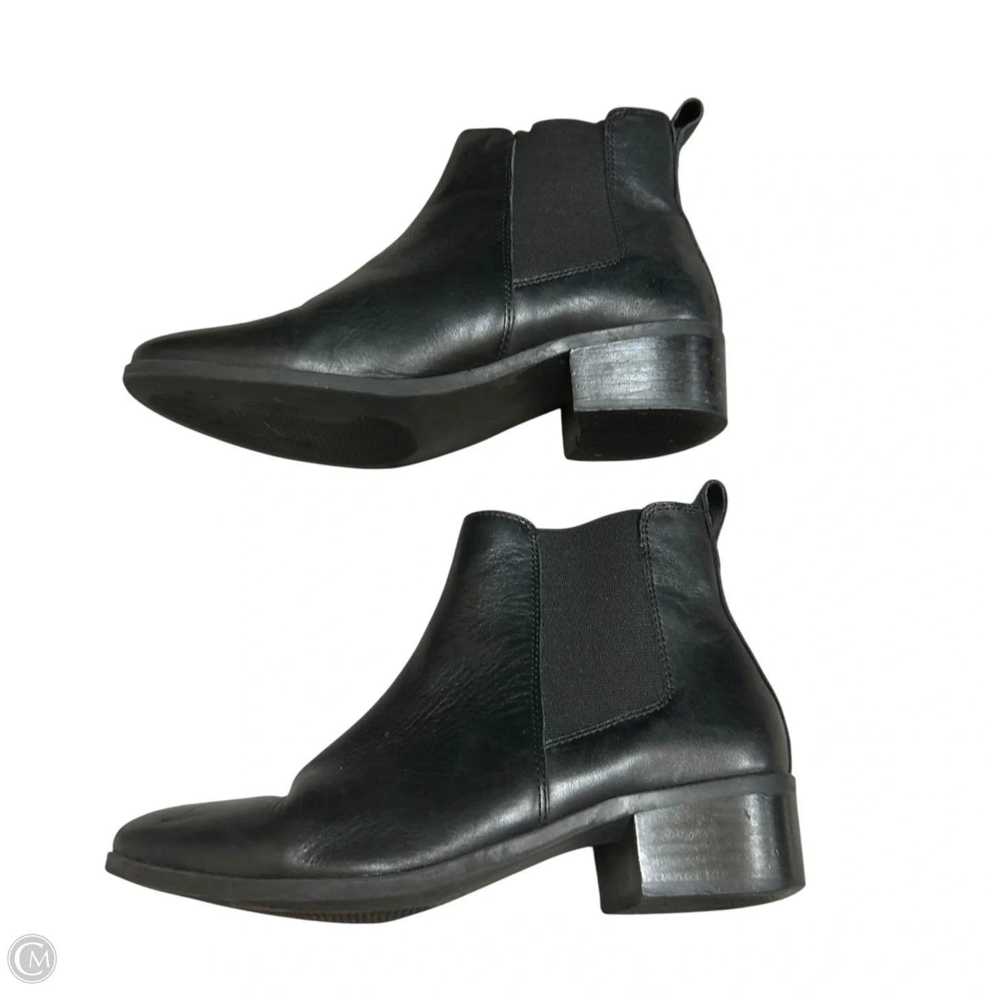 Boots Ankle Heels By Steve Madden In Black, Size: 6