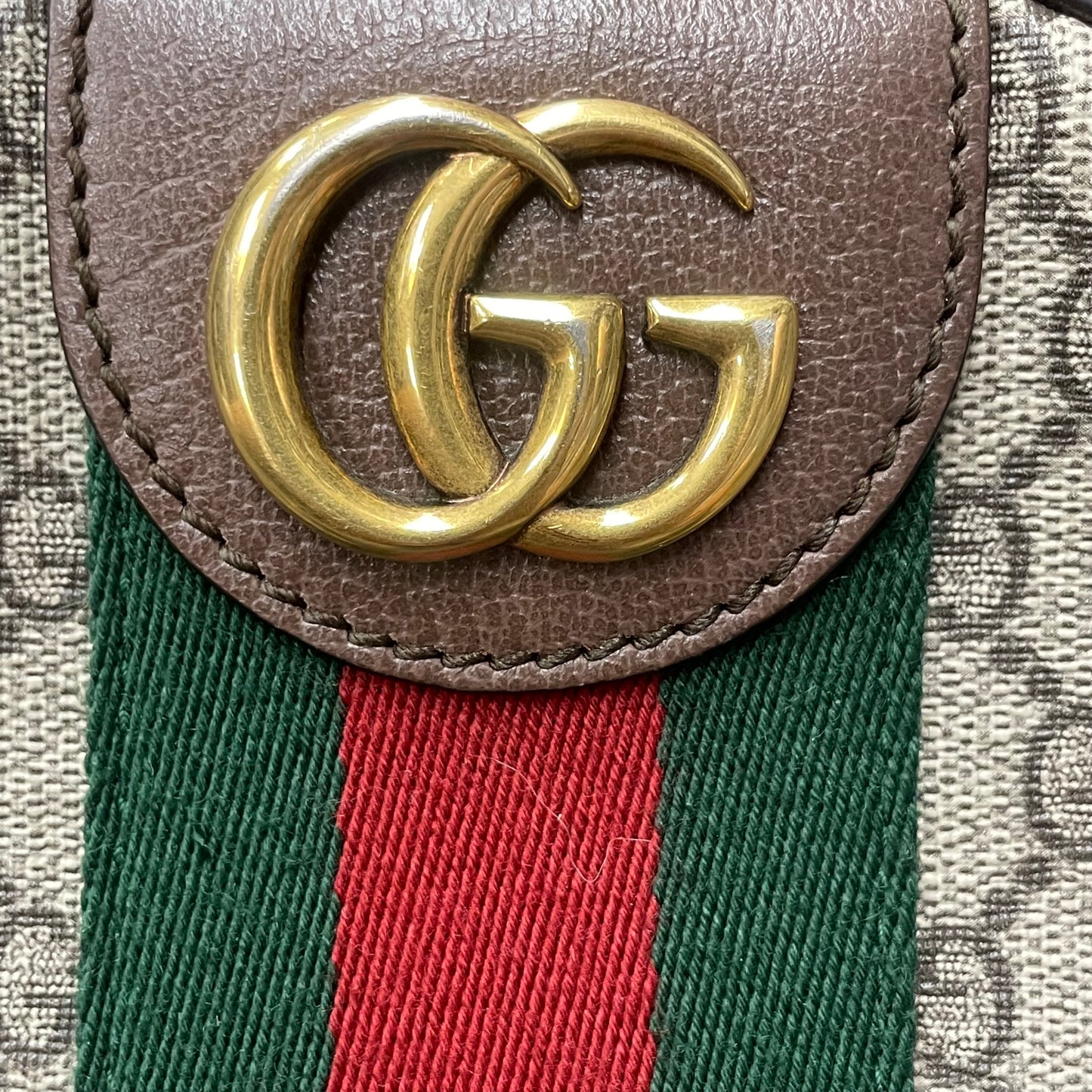 Backpack Luxury Designer By Gucci, Size: Small