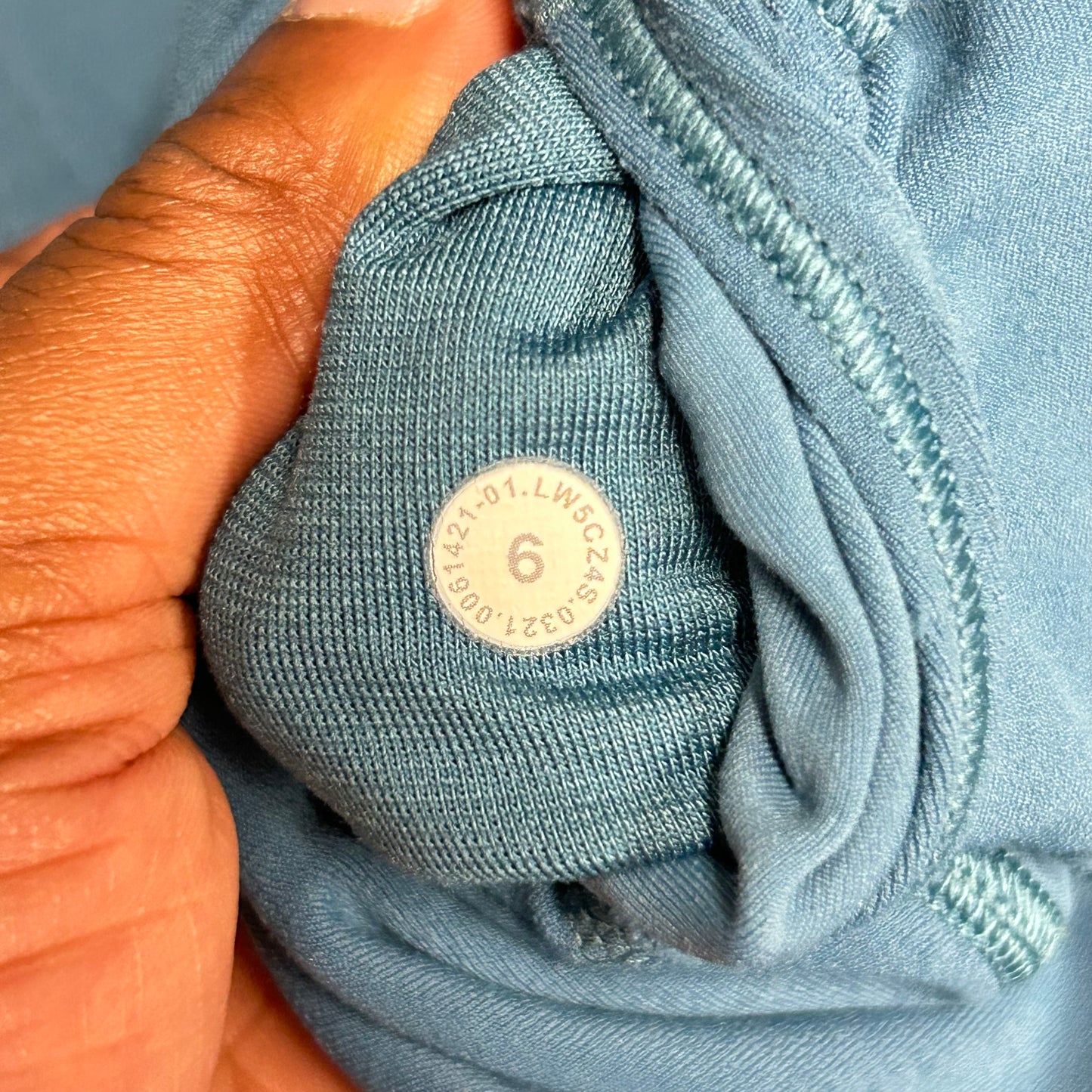 Athletic Leggings By Lululemon In Blue, Size: 6