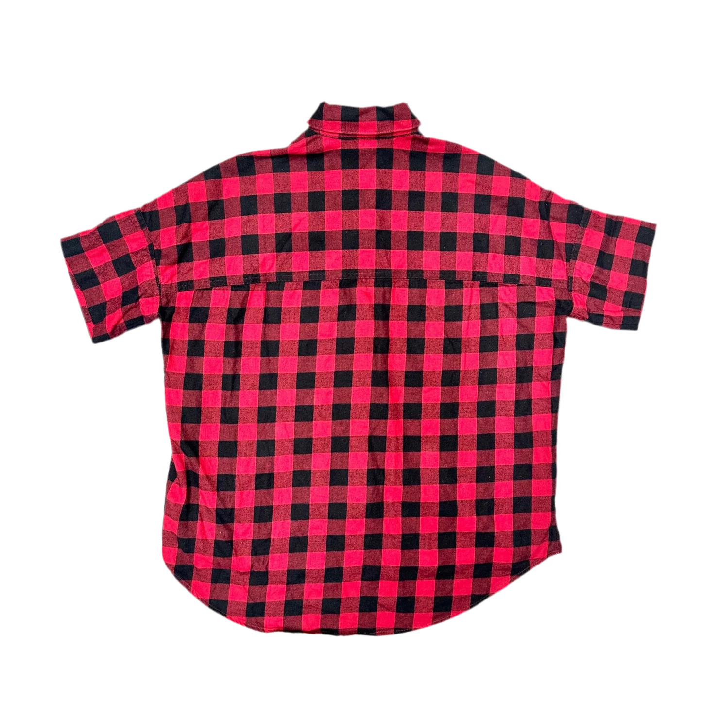 Top Short Sleeve By Madewell In Black & Red, Size: Xxs