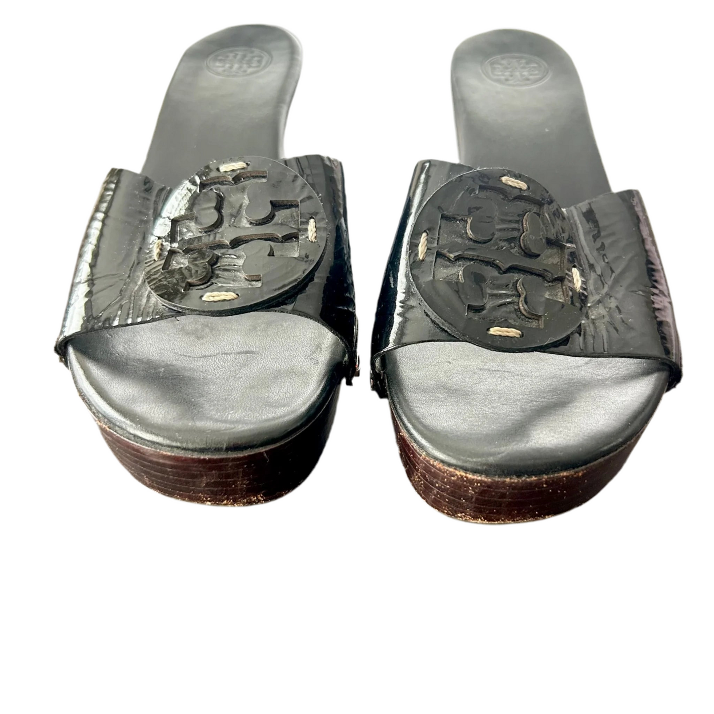Sandals Designer By Tory Burch In Black, Size: 9