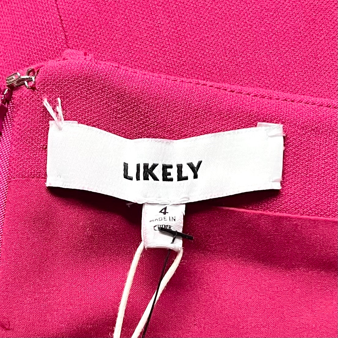 Dress Party Long By Likely In Fuschia, Size: Xs