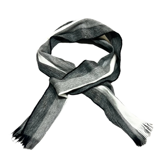 Scarf Winter In Grey & White