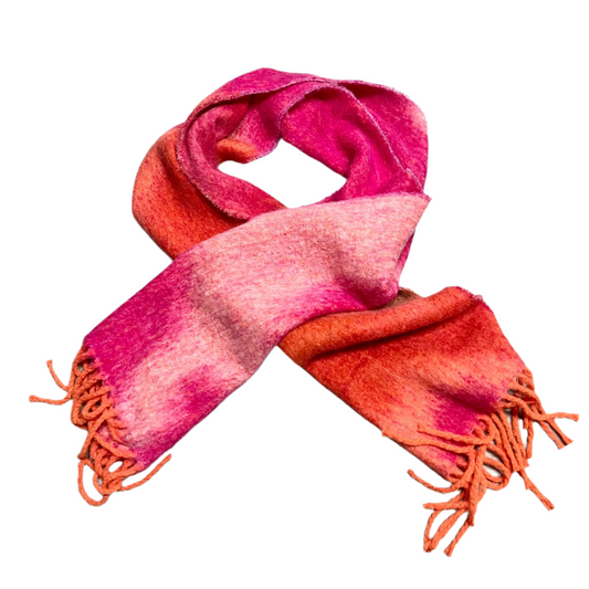 Scarf Winter By Parfois In Orange & Pink