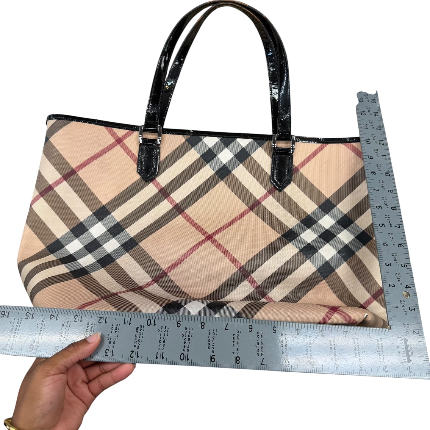 Tote Luxury Designer By Burberry, Size: Large