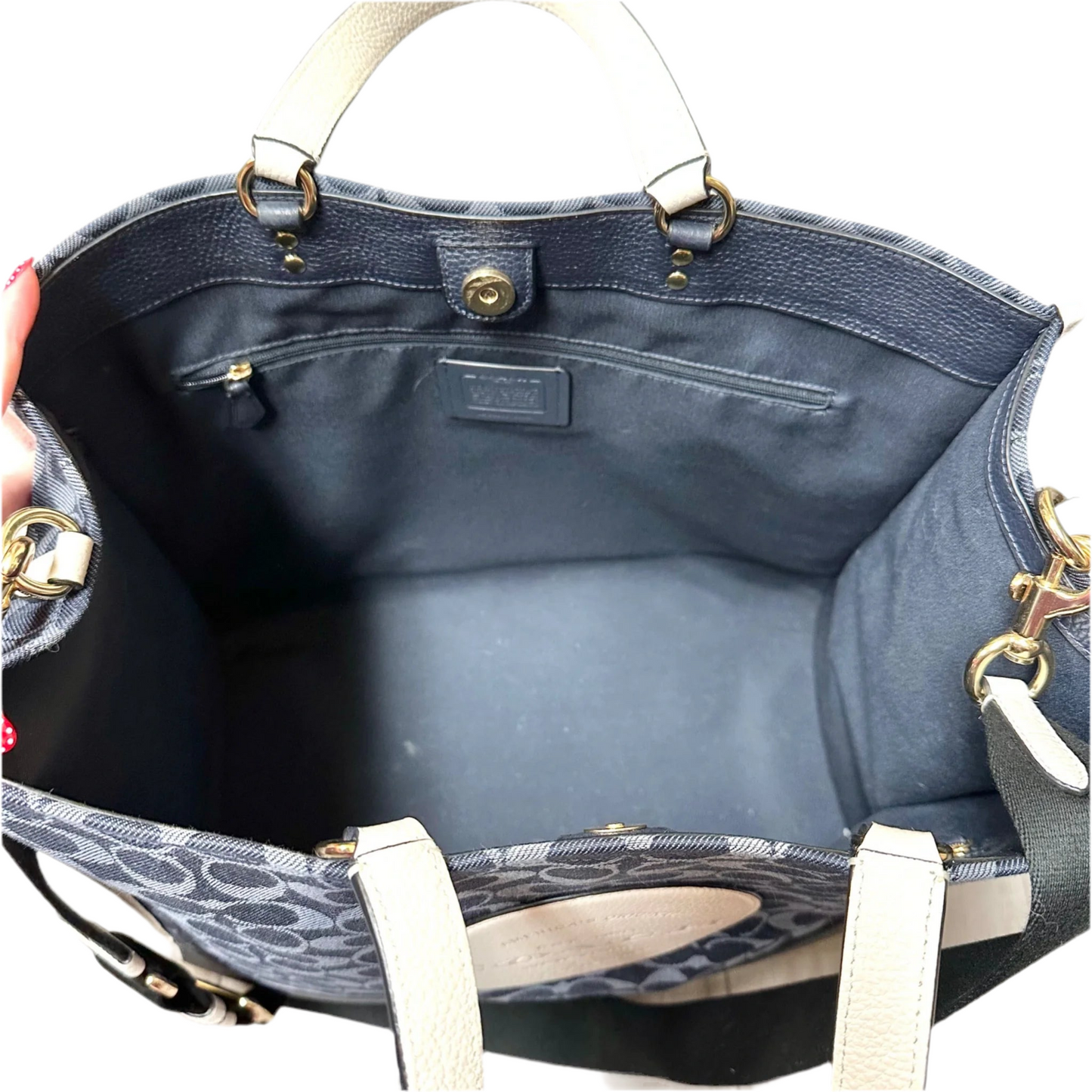 Tote Designer By Coach, Size: Large