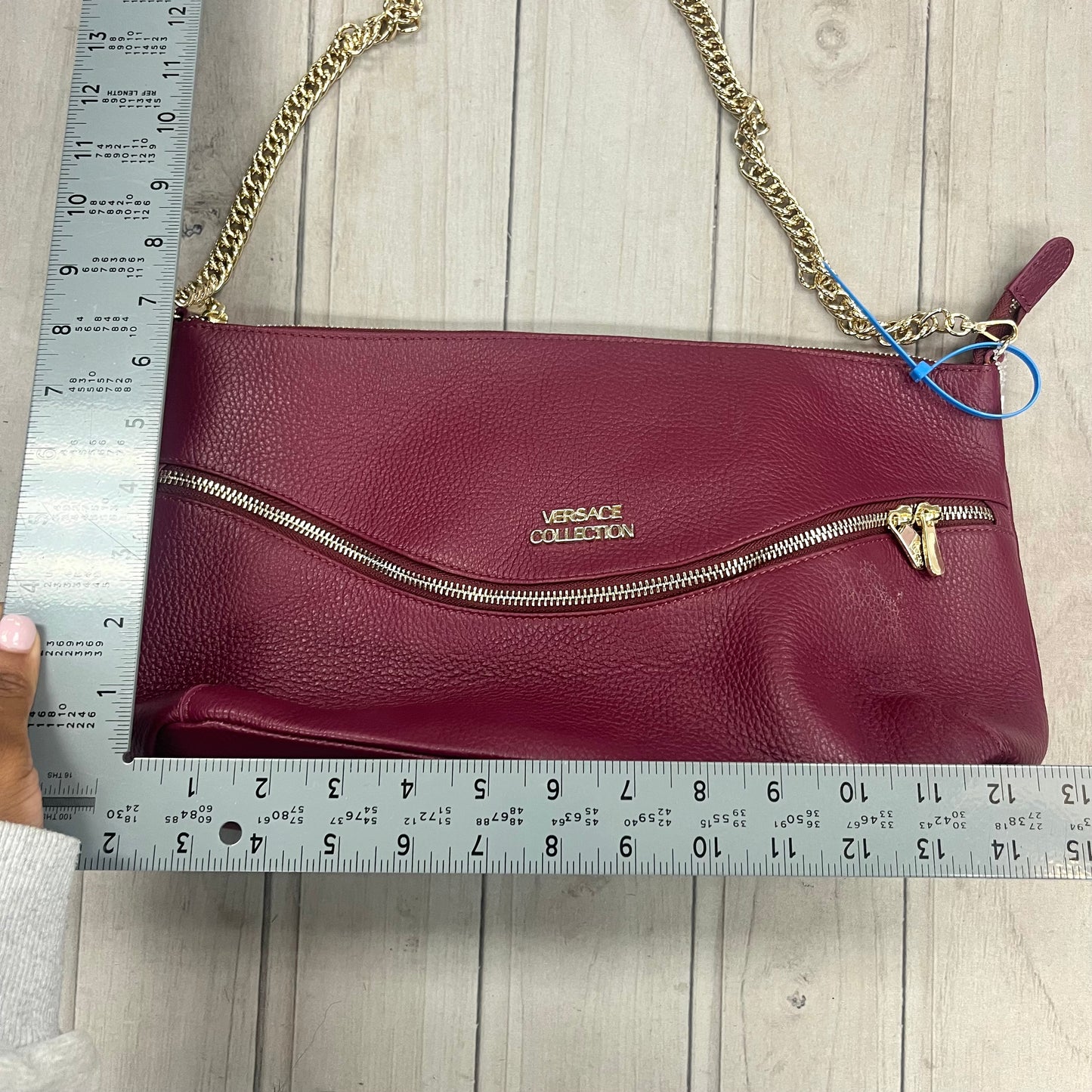 Handbag Luxury Designer By Versace, Size: Large