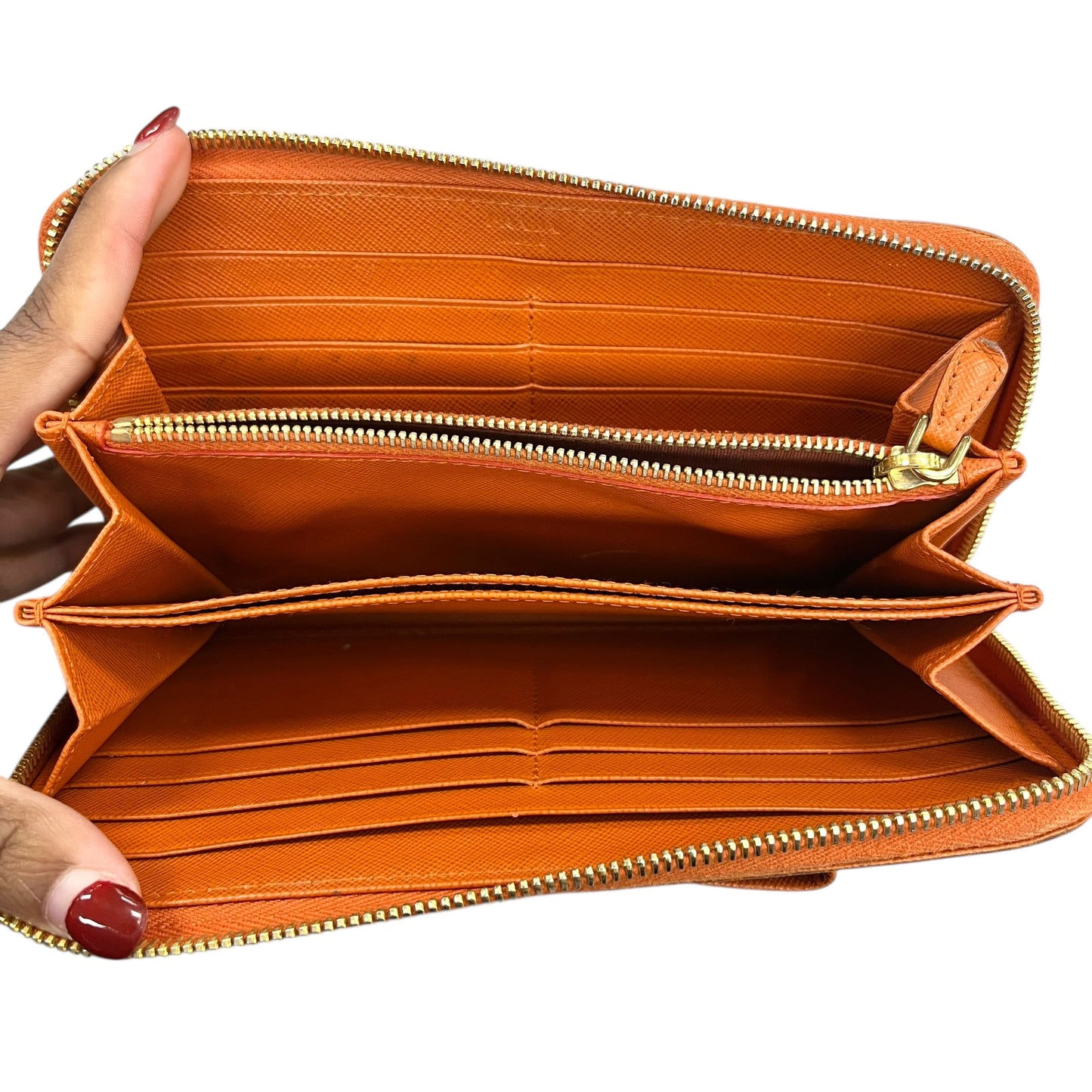 Wallet Luxury Designer By Prada, Size: Medium