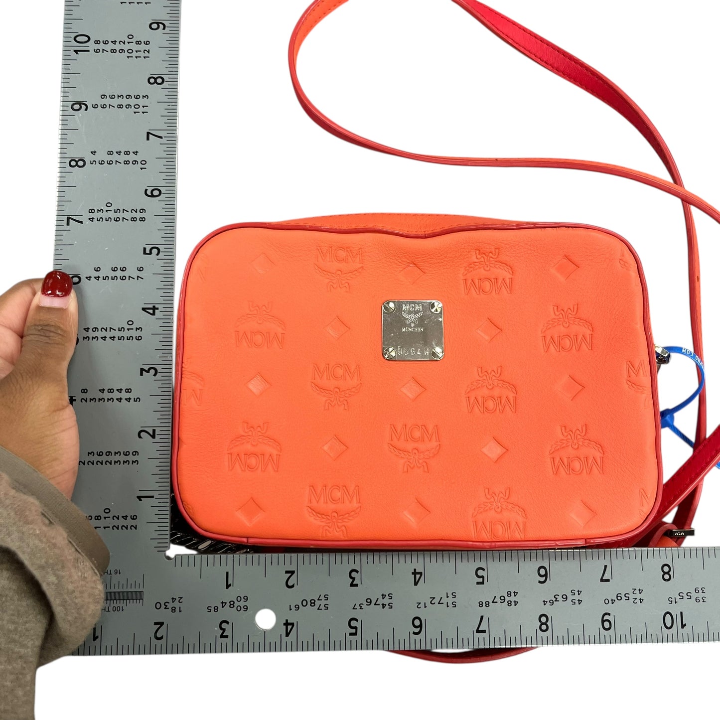 Crossbody Luxury Designer By Mcm, Size: Medium