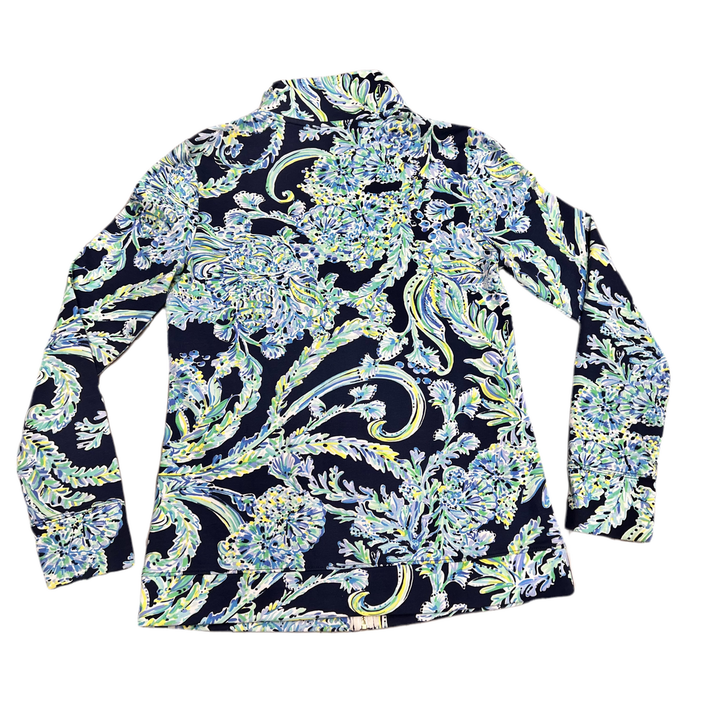 Sweatshirt Designer By Lilly Pulitzer In Blue & Green, Size: Xs