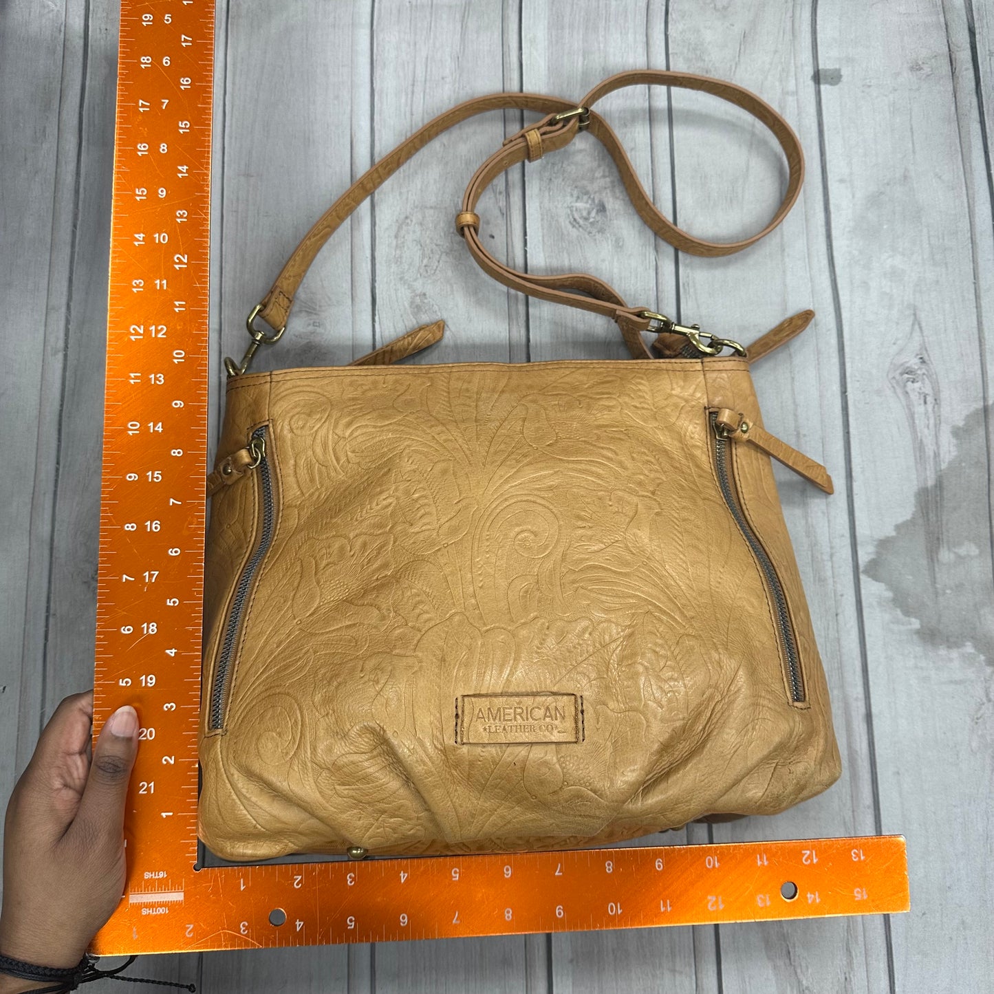Handbag By American Leather Co, Size: Medium