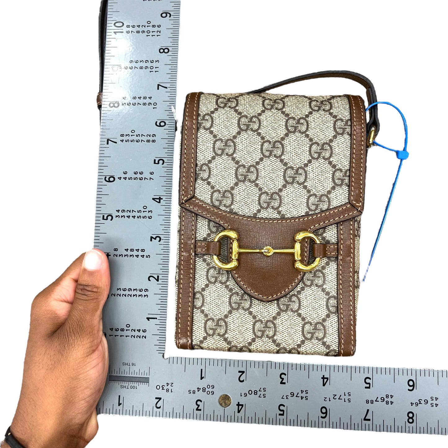 Crossbody Luxury Designer By Gucci, Size: Small