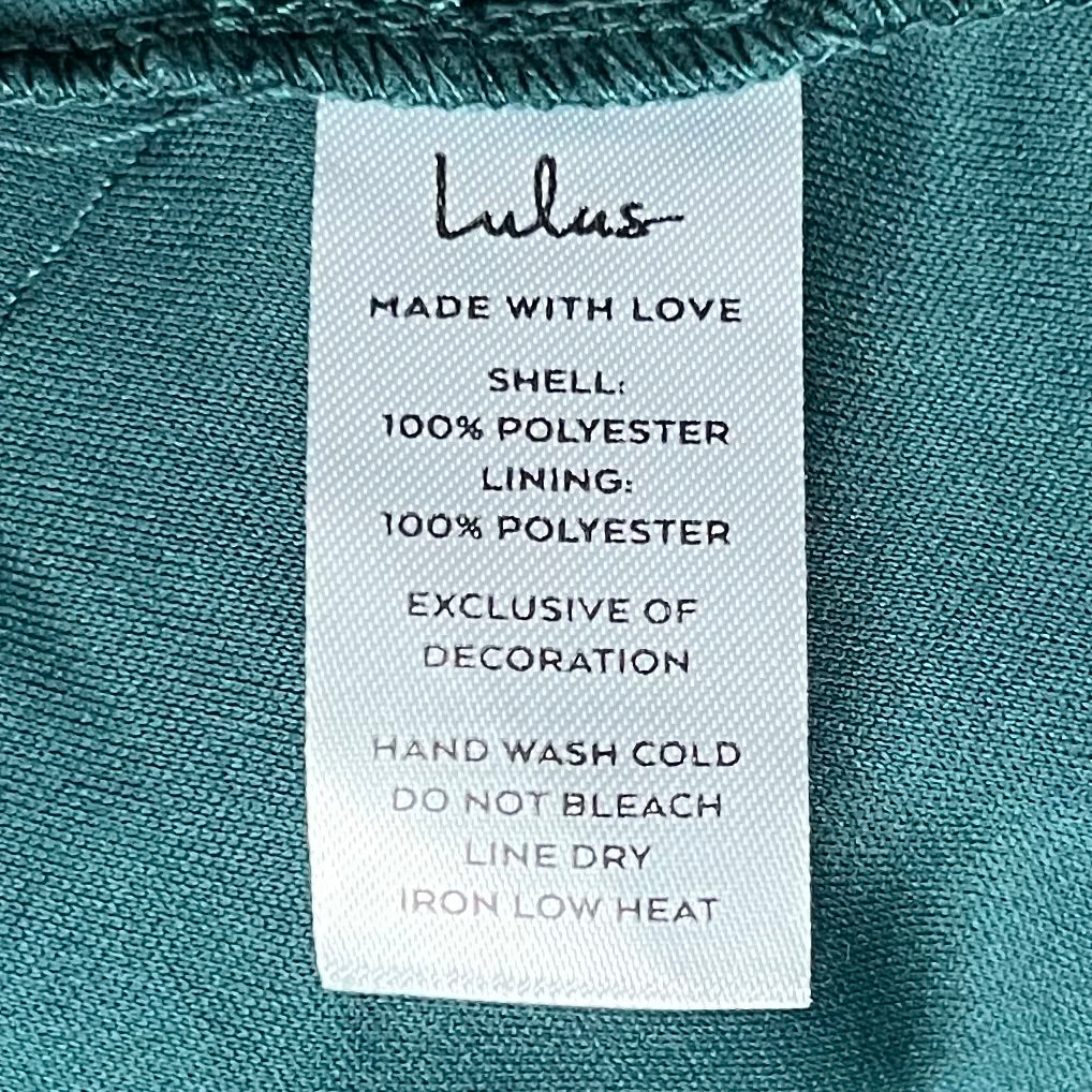 Dress Party Long By Lulus In Green, Size: L