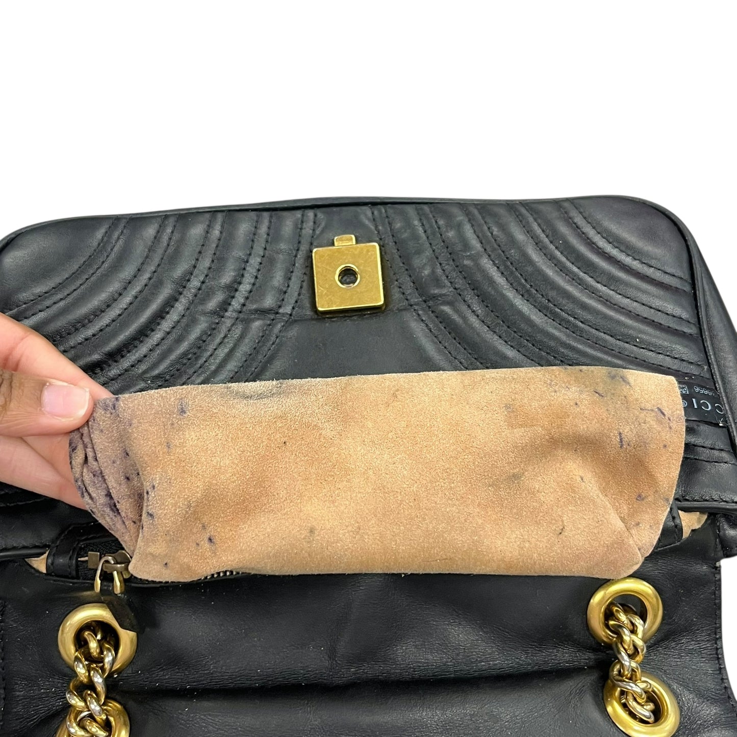 Handbag Luxury Designer By Gucci, Size: Medium