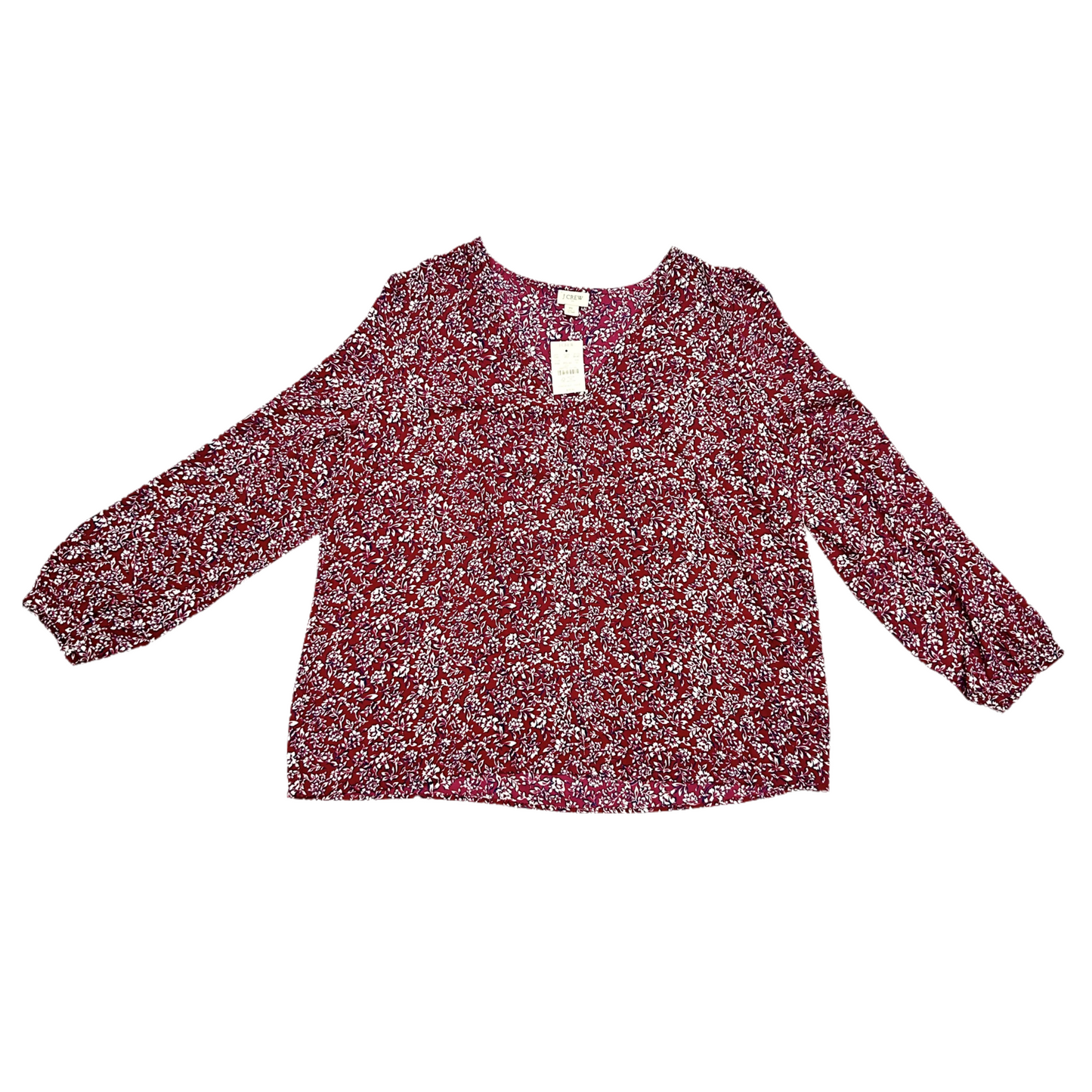 Red Top Long Sleeve By J. Crew, Size: Xl