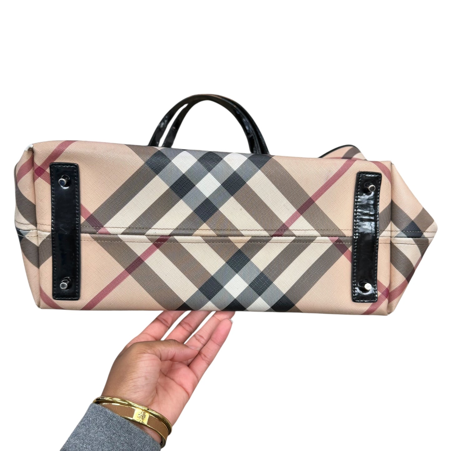 Tote Luxury Designer By Burberry, Size: Large