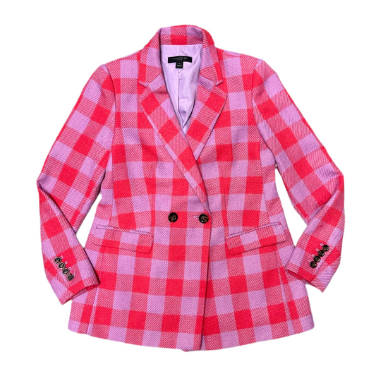 Blazer By Ann Taylor In Purple & Red, Size: Xs