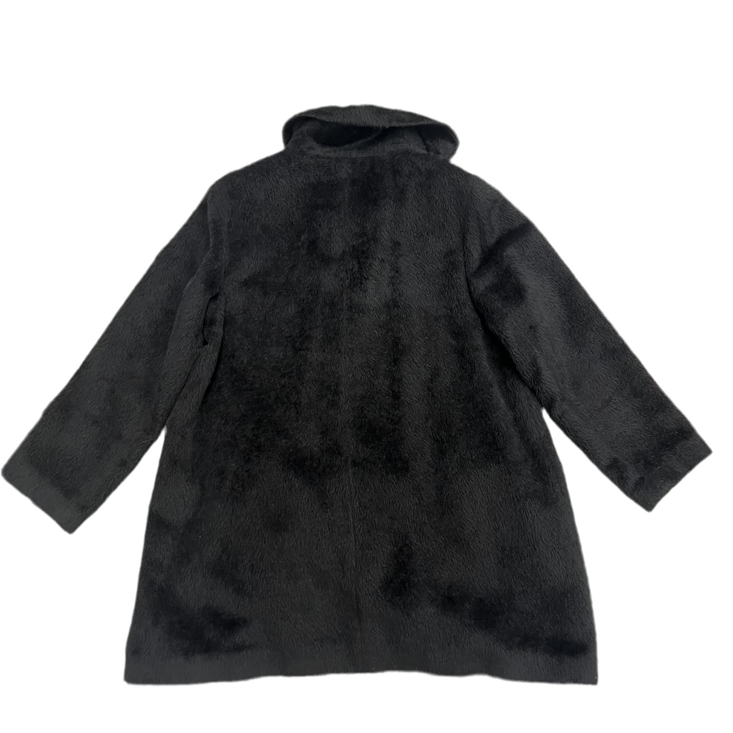 Coat Faux Fur & Sherpa By Eileen Fisher In Black, Size: Xl