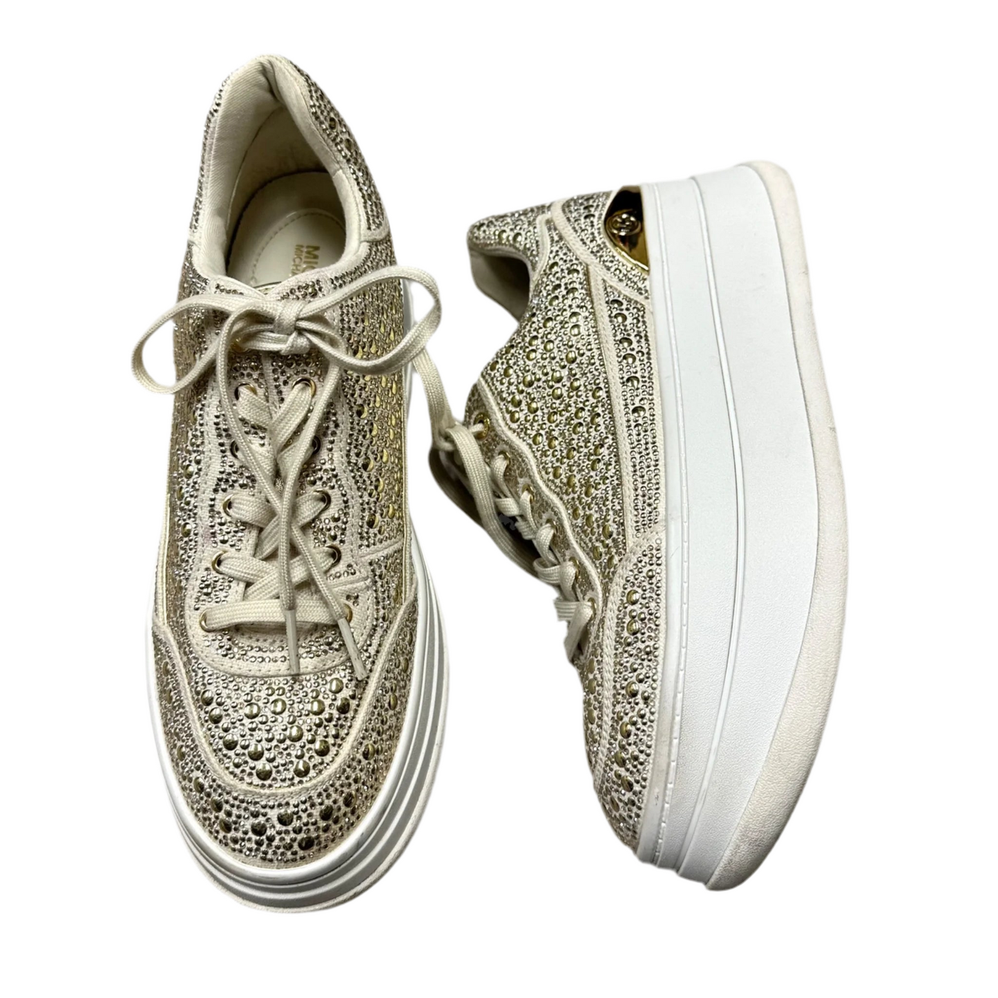 Shoes Sneakers By Michael By Michael Kors In Gold, Size: 10