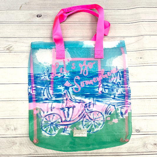 Tote Designer By Lilly Pulitzer  Size: Large