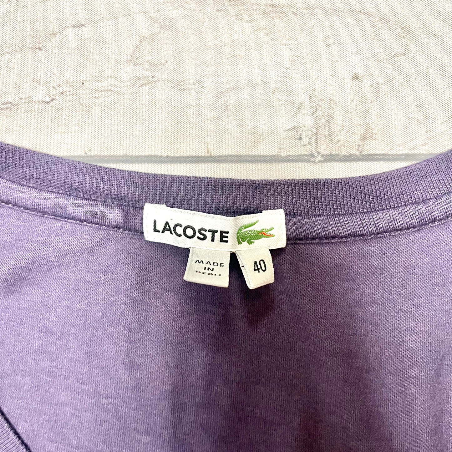 Top Long Sleeve Designer By Lacoste  Size: M