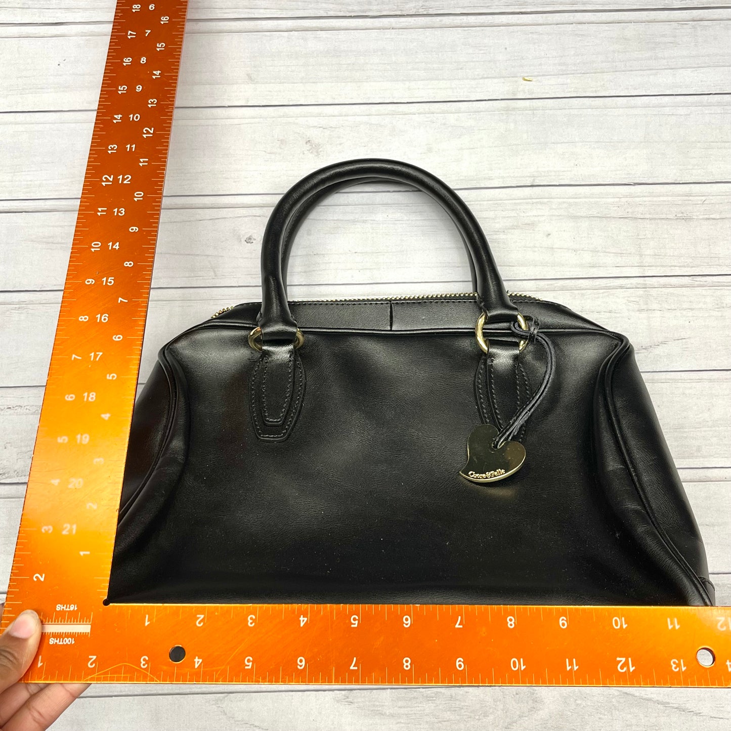 Handbag Leather By Cuore & Pelle Size: Large