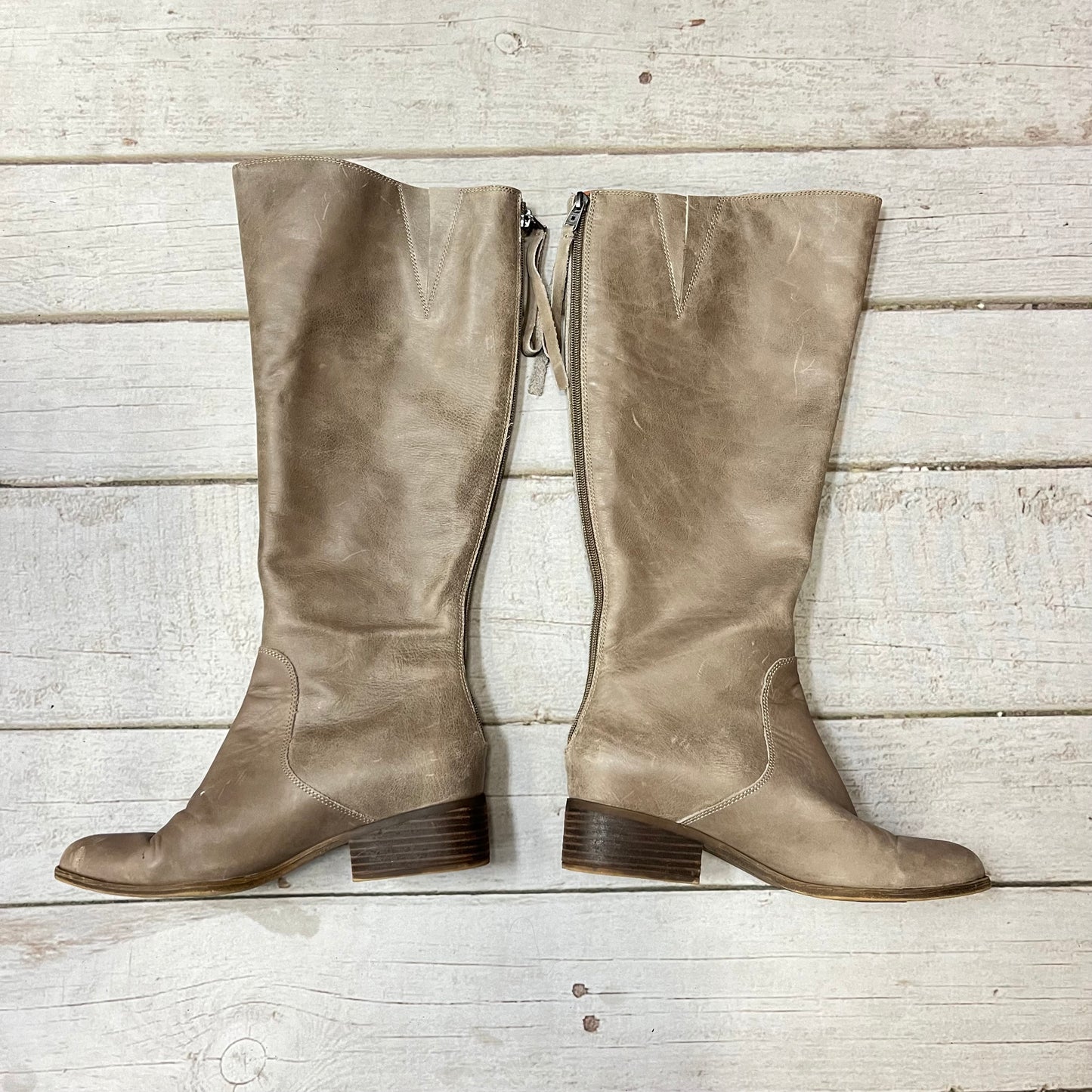 Boots Knee Heels By Lucky Brand  Size: 8.5