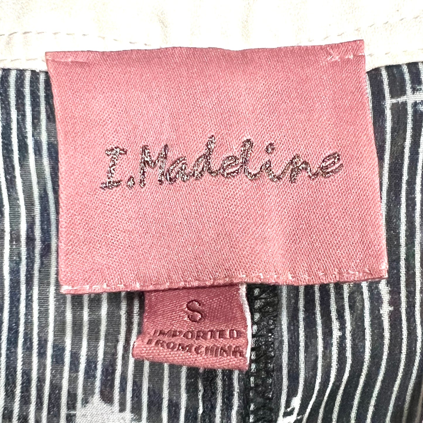 Blouse Short Sleeve By I Madeline Size: S