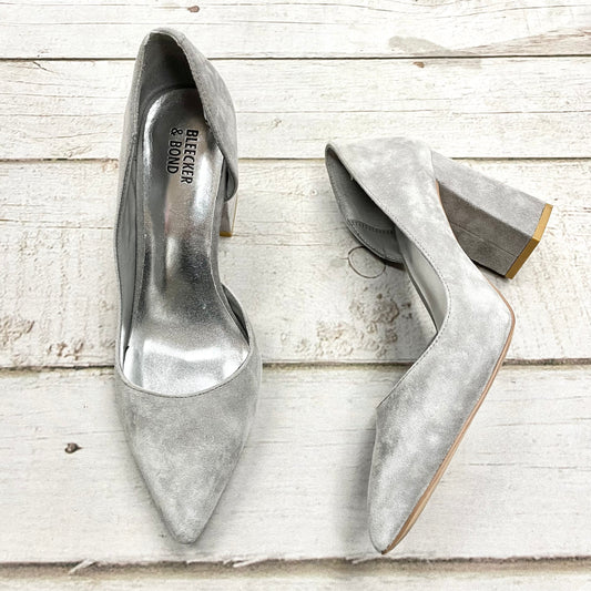chanel silver mules 10