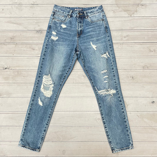 Jeans Relaxed/Boyfriend By Tractr Blu Size: 4