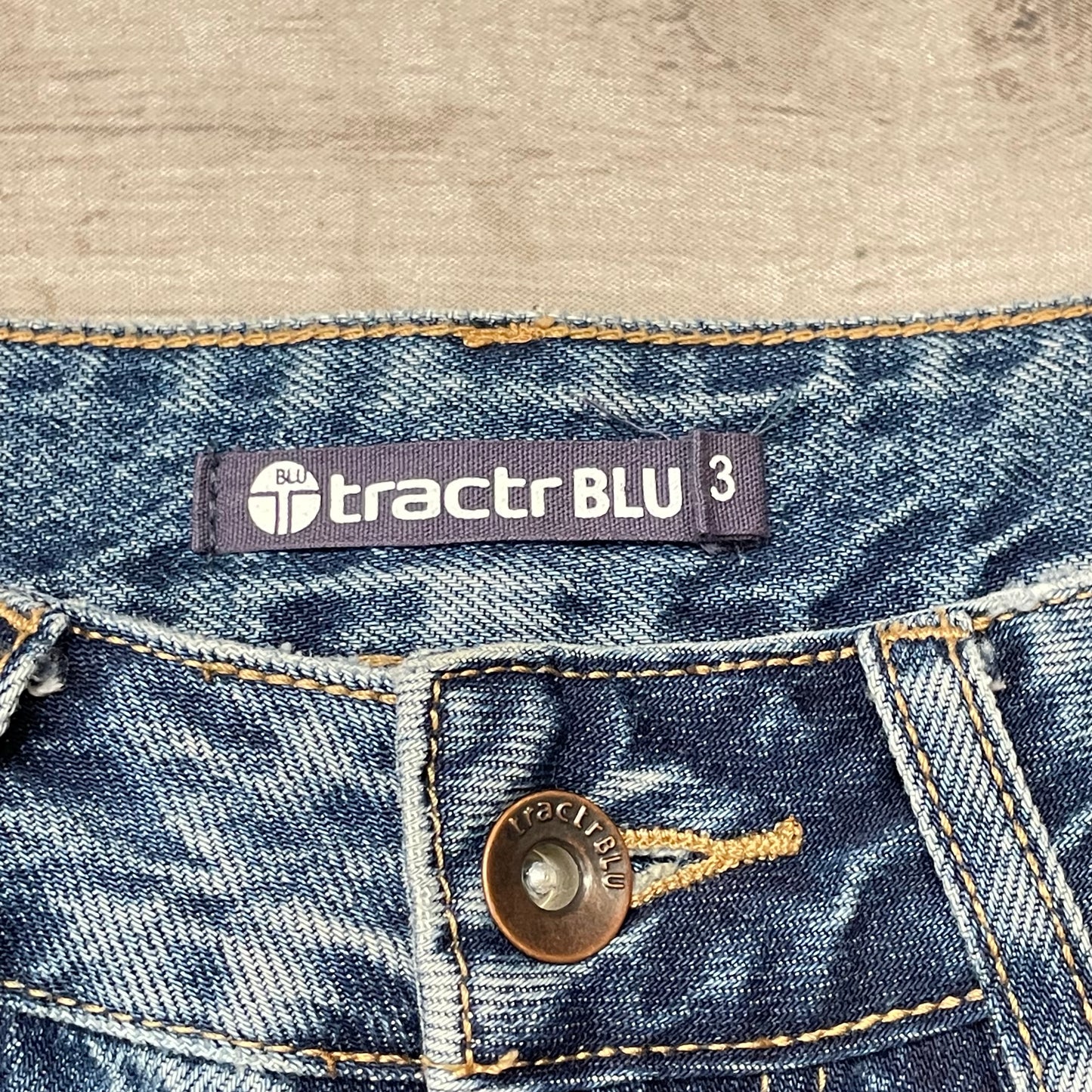 Jeans Relaxed/Boyfriend By Tractr Blu Size: 4