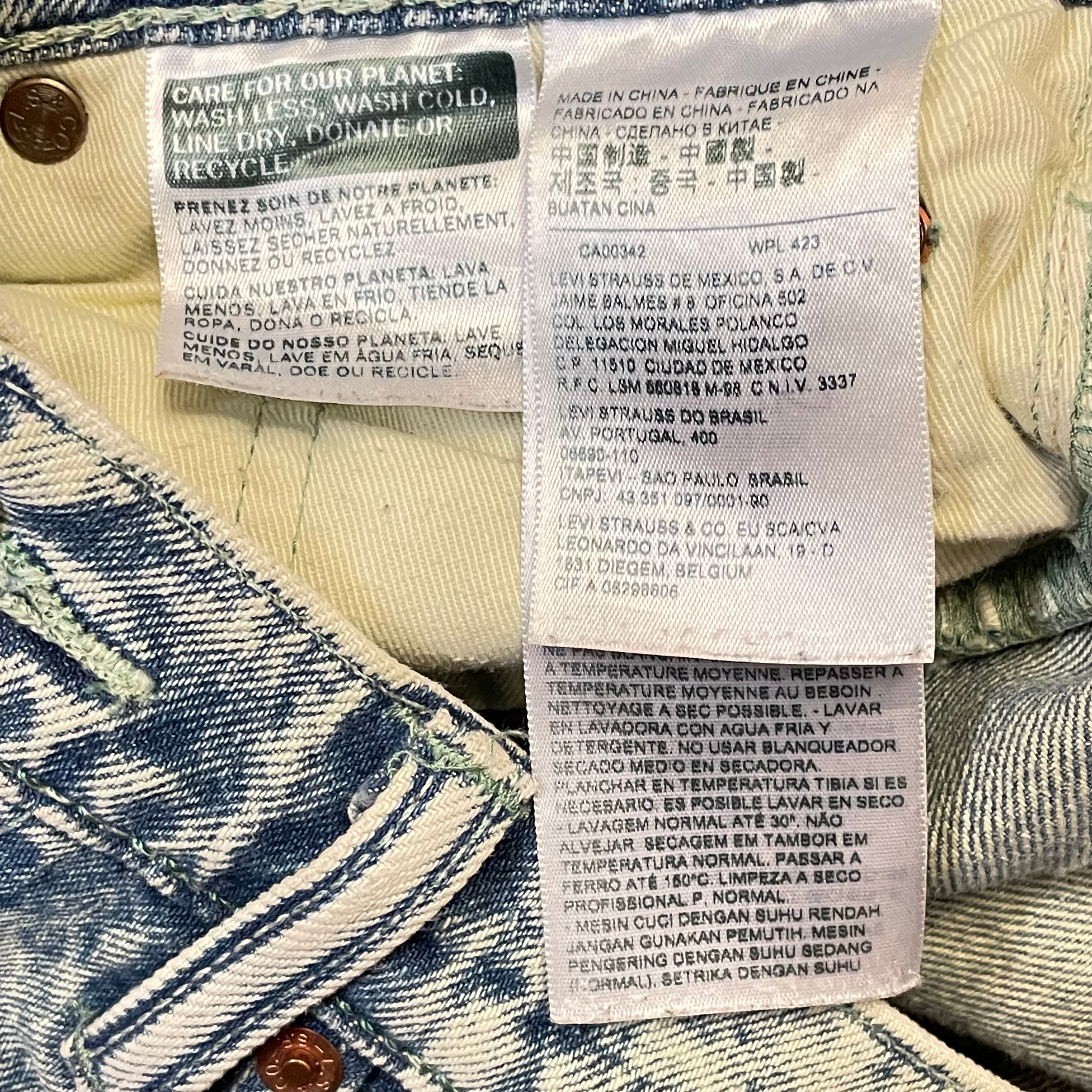 Levis best sale sizing au